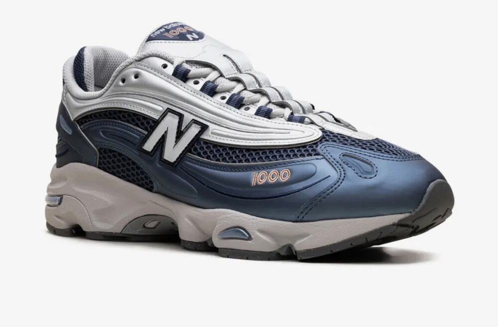 New Balance 1000 "Metallic Silver / Navy" - Size 9.5 Brand New with Box